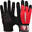 Luvas de treino W1 - aderência extra - Vermelho - L