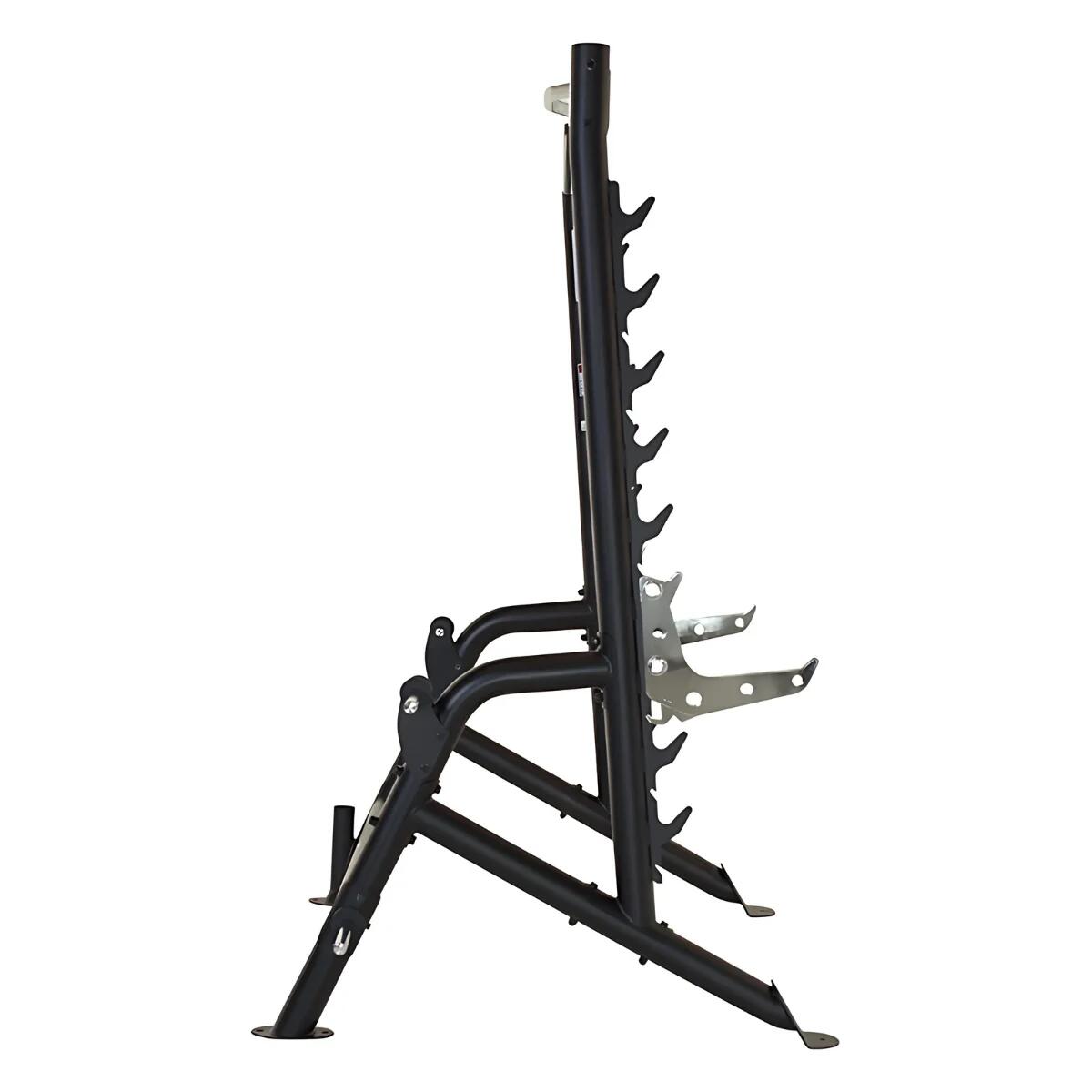 Squat Rack avec barre de traction et sécurités réglables 5/6