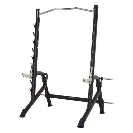 Squat Rack con barra per trazioni e sicurezze regolabili