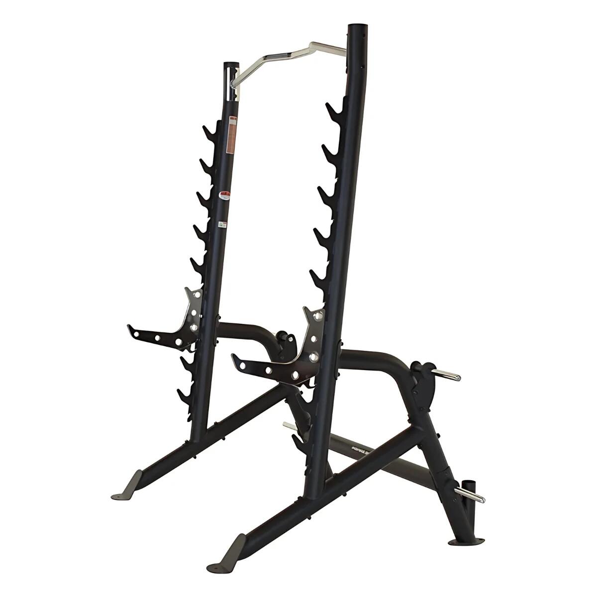 Squat Rack avec barre de traction et sécurités réglables 4/6