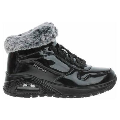 Skechers Damen UNO RUGGED FIESTY WINTER Sneaker Winterstiefel 168126 BLK