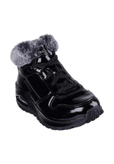 Skechers Damen UNO RUGGED FIESTY WINTER Sneaker Winterstiefel 168126 BLK
