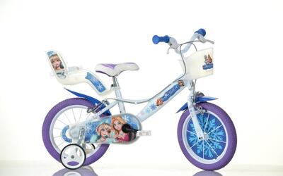 SCH SNOW QUEEN 12". bicicletta per bambini. con accessori