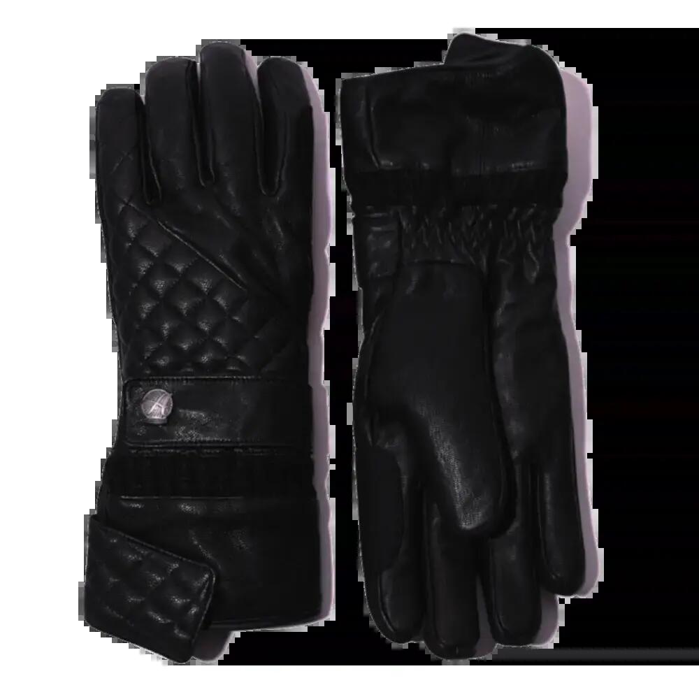 Black Plaid Gloves - Men's