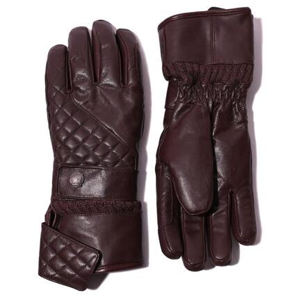 Schwarze Karierte Handschuhe - Herren