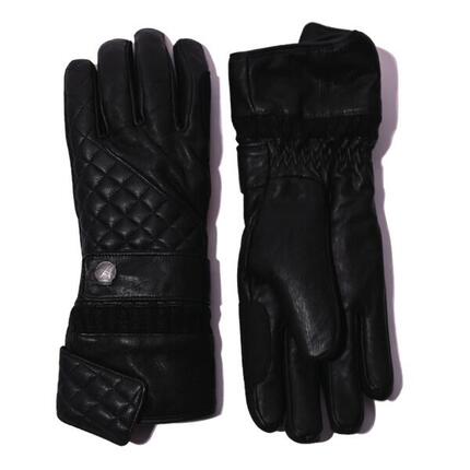 Schwarze Karierte Handschuhe - Herren