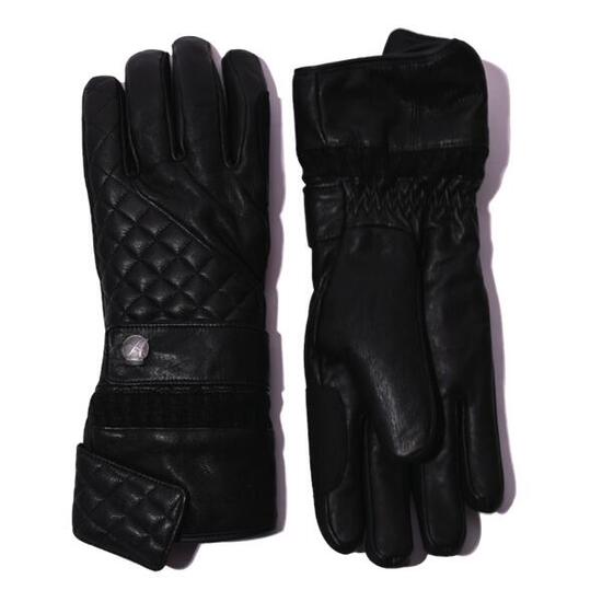 Guanti marroni a quadri - Uomo