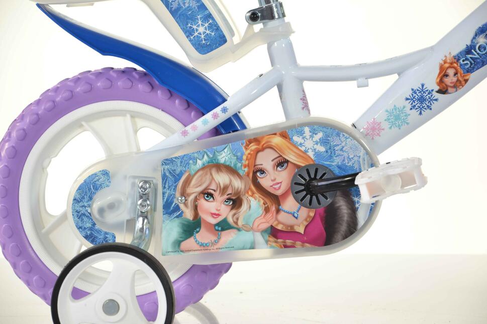 Rower dziecięcy SCH SNOW QUEEN 12” z akcesoriami