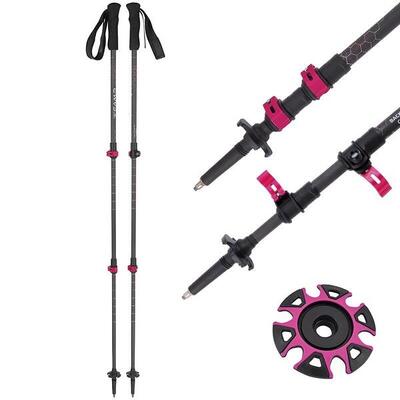 Bastoni da trekking Camp Backcountry Carbon Donna regolabili 66–125 cm