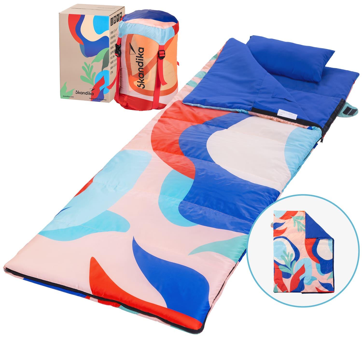 Saco-cama Sovro 220 Coral Flame - para adultos - 3 estações - 220x80cm