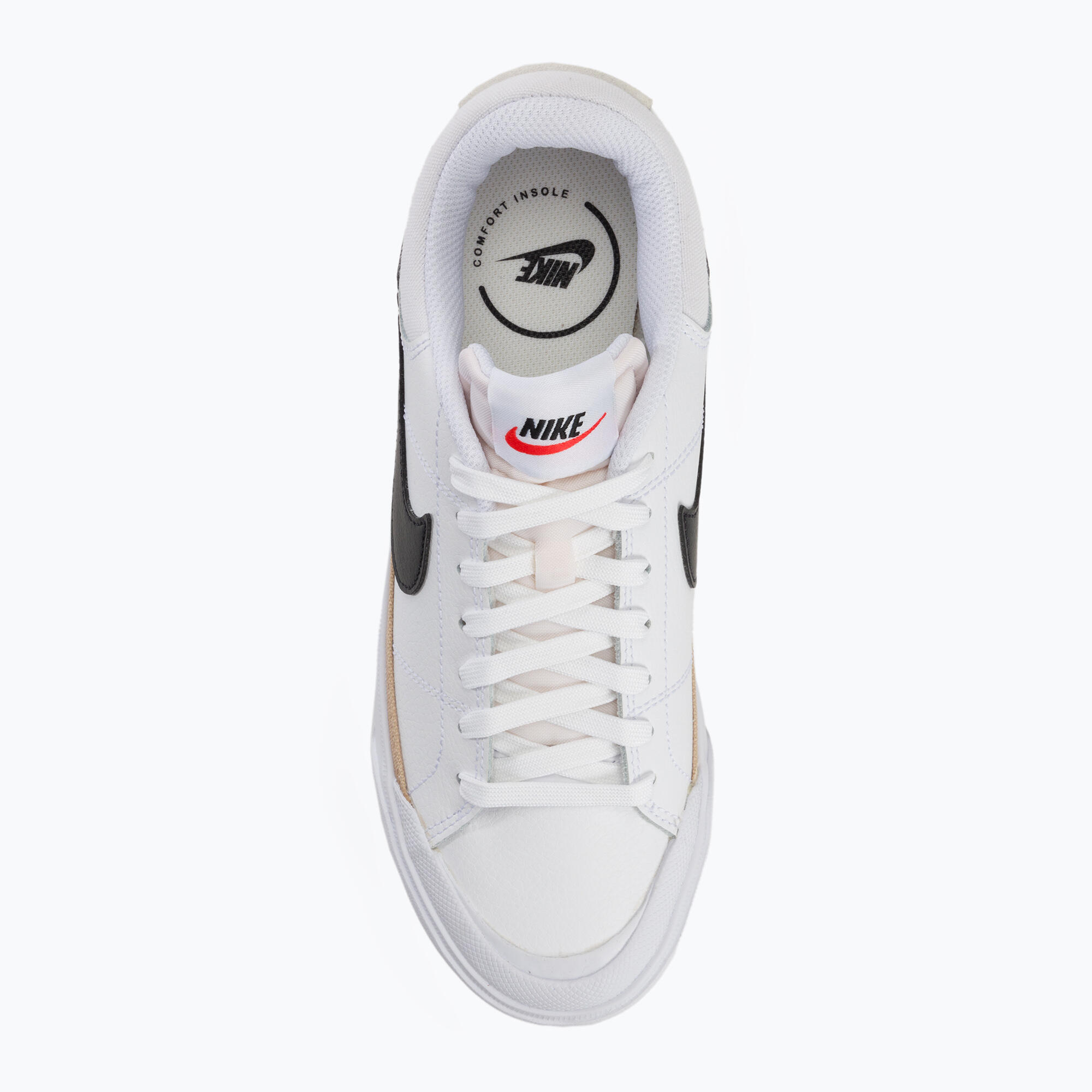Chaussures de sport pour femme Nike Court legacy blanches 5/5