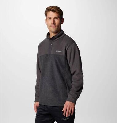 Fleecevesten truien heren - columbia steens mountain - charcoal