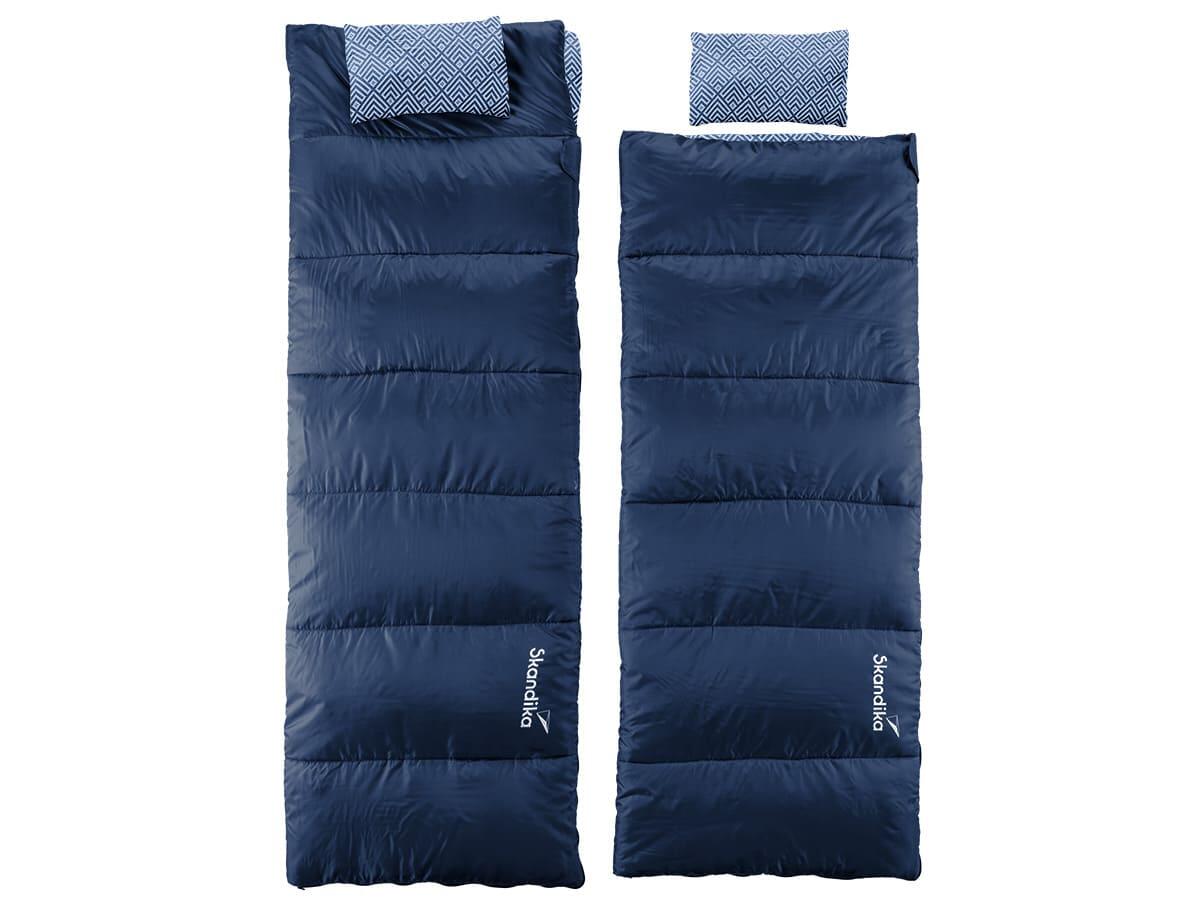 Doble/individual saco dormir Iceland -  2 Almohadas - bolsa transporte 3/7