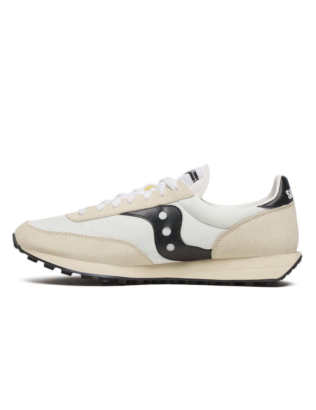 Sapatilhas masculinas Saucony Trainer brancas 2/4