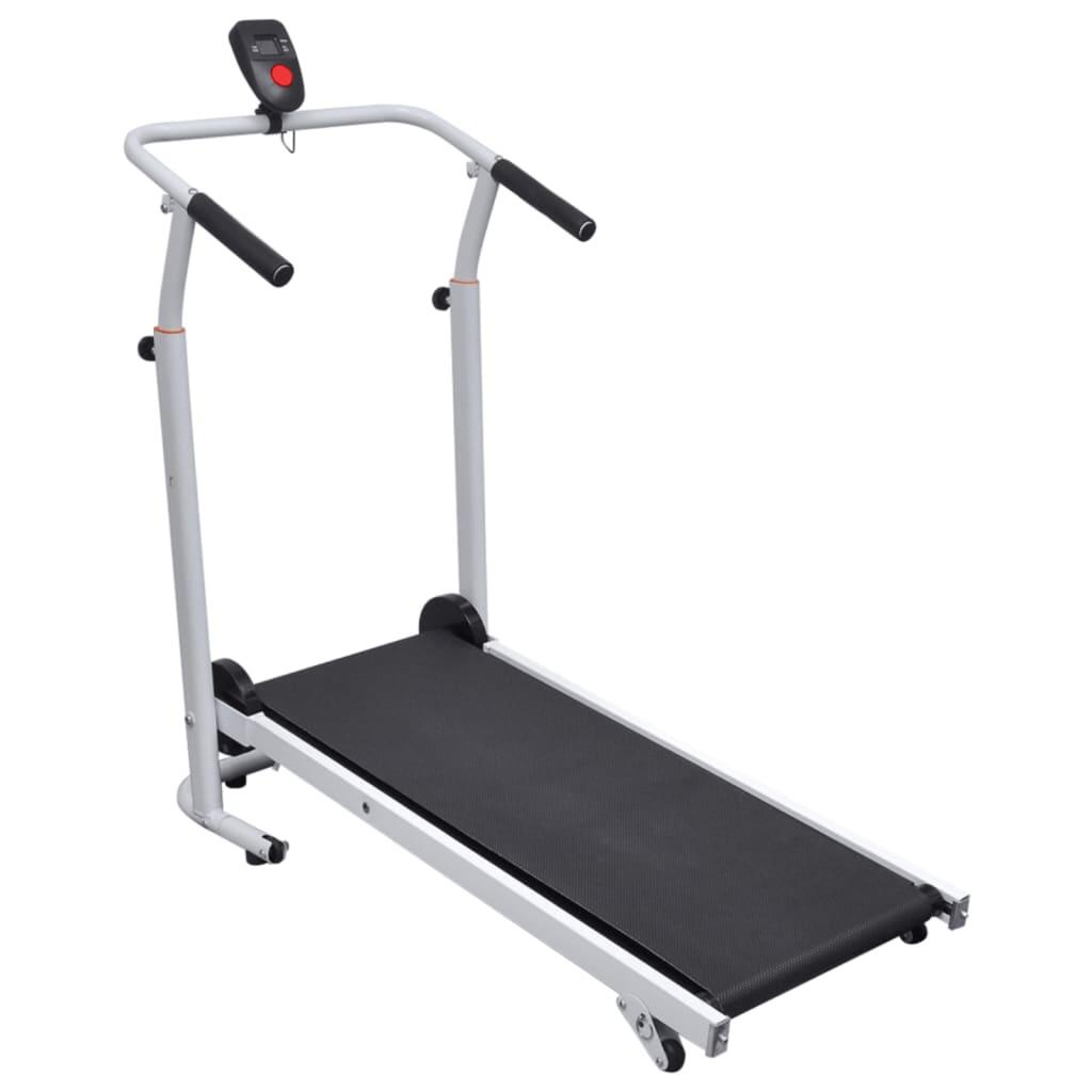 VIDAXL Mini cinta andadora plegable negra 93x36 cm