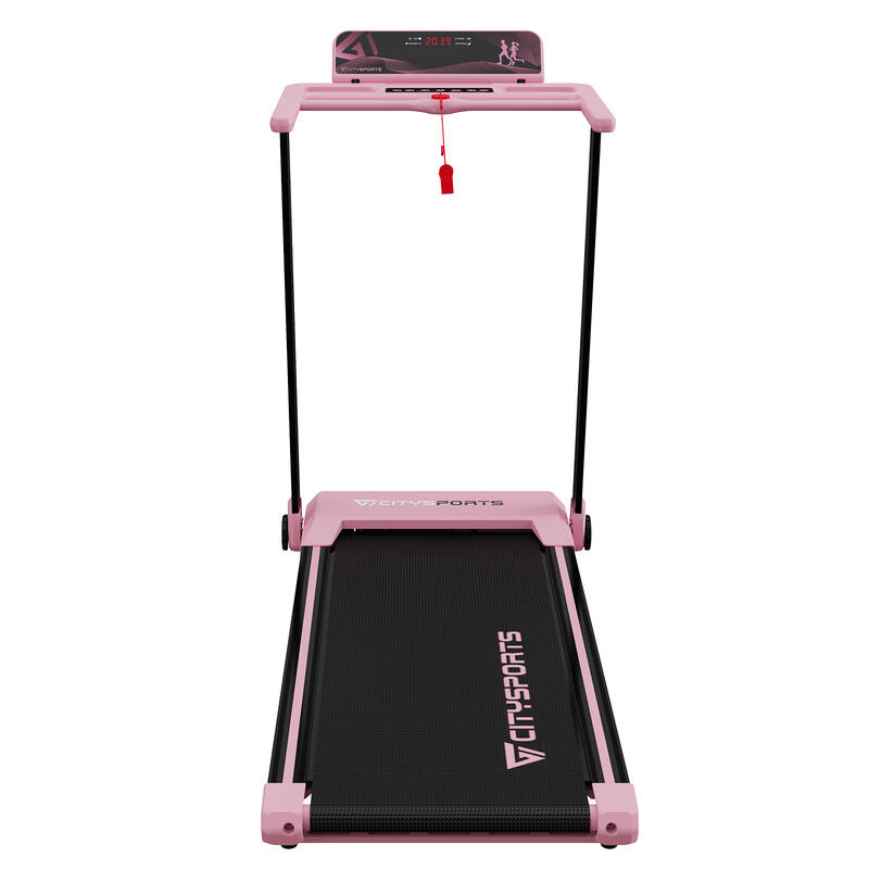 Passadeira Dobrável 1400W, WP9, APP, Bluetooth, Velocidade 1-12km/h, Rosa