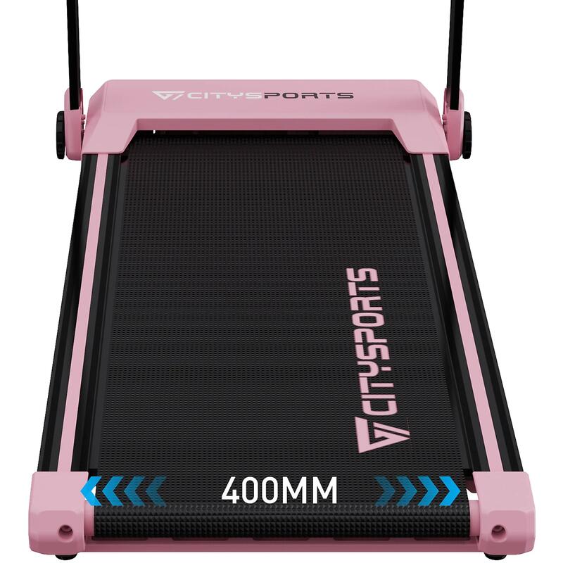 Passadeira Dobrável 1400W, WP9, APP, Bluetooth, Velocidade 1-12km/h, Rosa