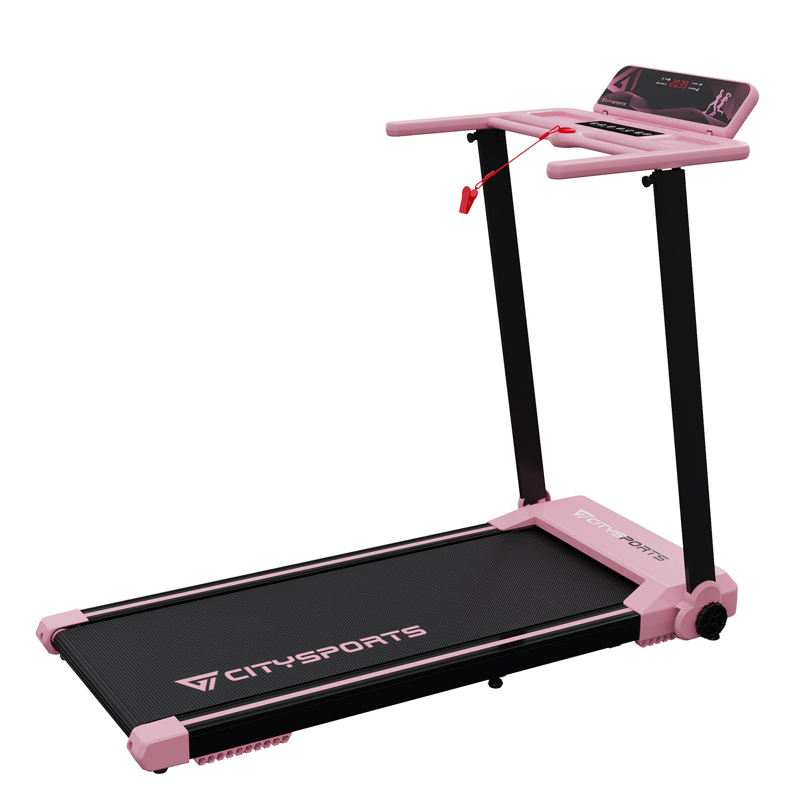 Cinta de Correr Plegable 1400W,WP9,APP,Bluetooth,Velocidad 1-12km/h,Rosa 3/7