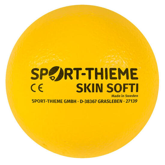 Weichschaumball Skin Softi Gelb Handball Unisex Gelb
