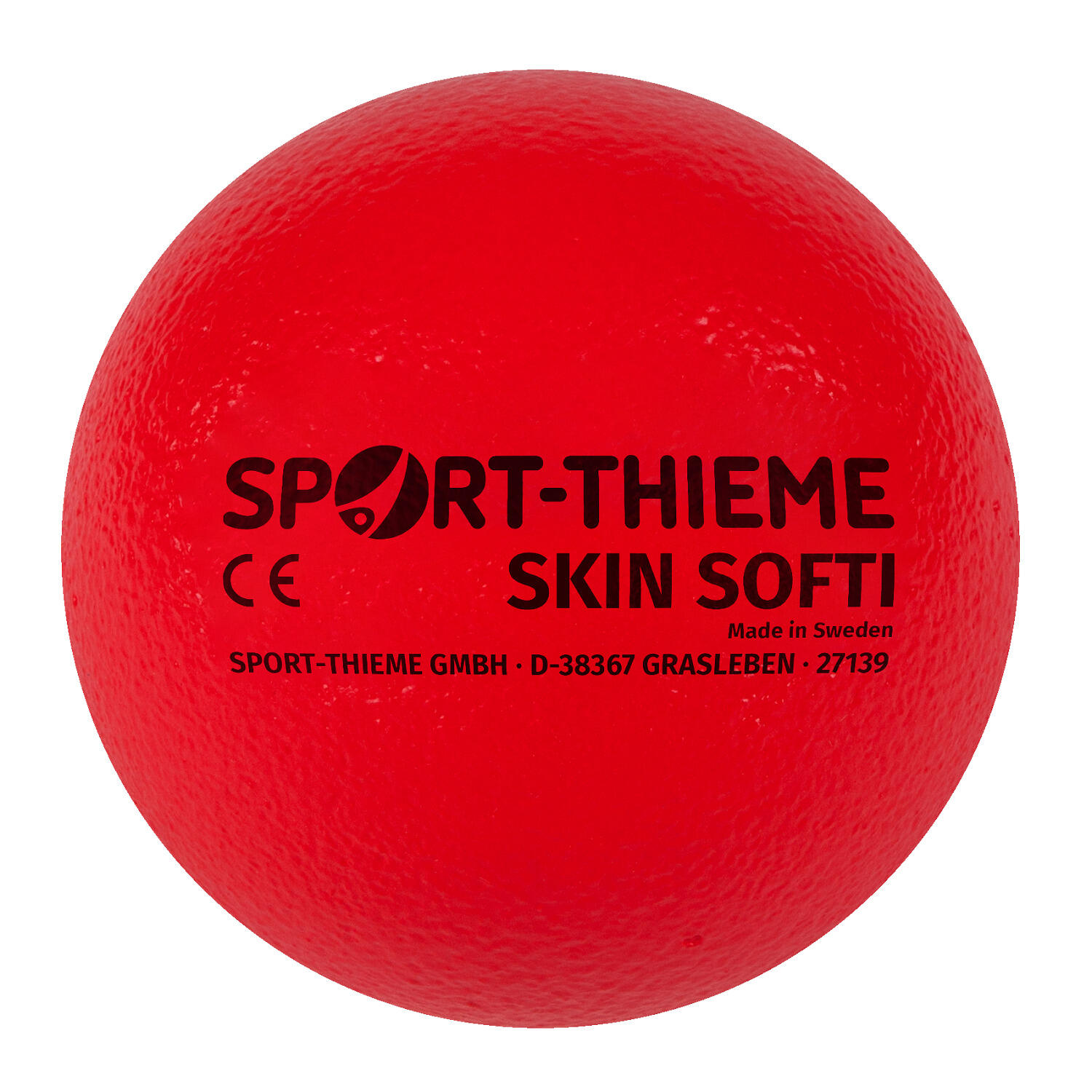 Weichschaumball Skin Softi Rot Handball Unisex Rot 1/2