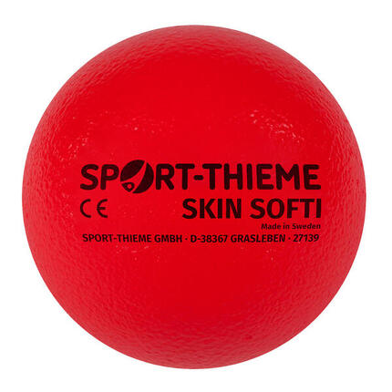 Weichschaumball Skin Softi Rot Handball Unisex Rot