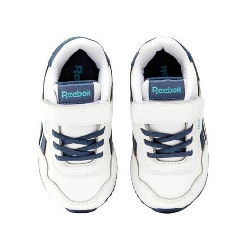 Reebok Zapatillas Royal Classic Jogger Bebé Velcro Blanco. 3/4