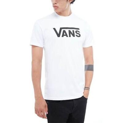 T-shirt vans classic, wit, mannen