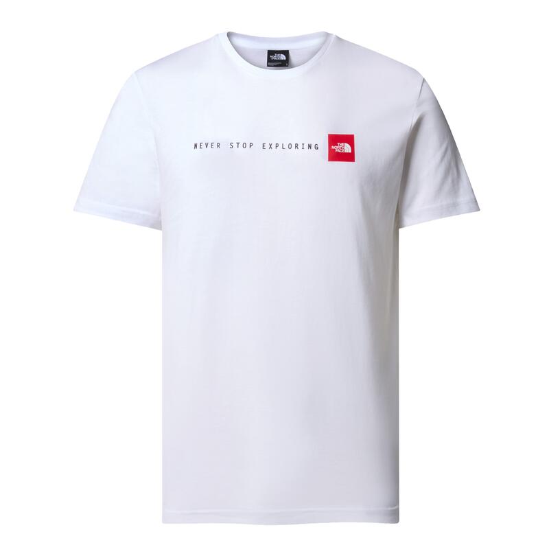 T-shirt Never Stop Exploring Blanc - NF0A87NSFN4