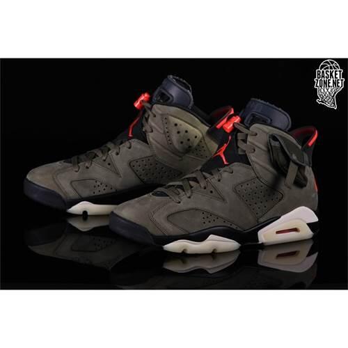 Scarpa universali uomo Nike Air Jordan 6 Retro Sp Travis Scott 3/5