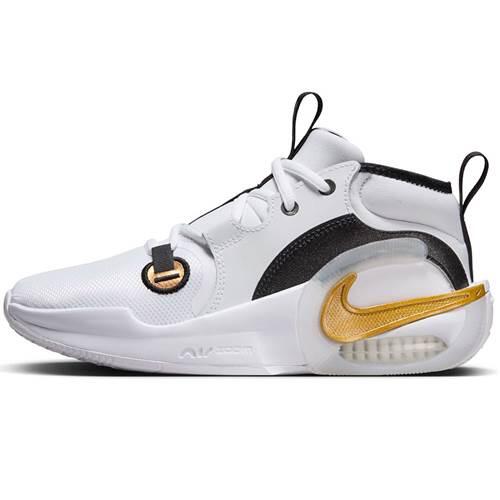 Sapatilhas de basquetebol menino nike air zoom crossover 2 branco