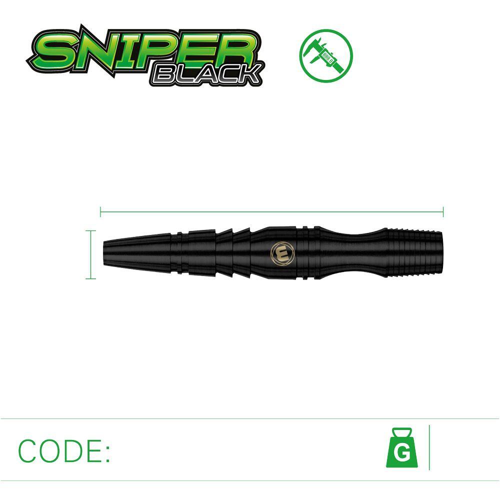 Sada steel šipek Winmau Sniper Black 3/3