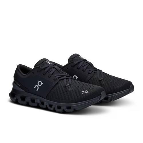 Scarpe da corsa Donna On Running Cloud X 4 nero 2/7