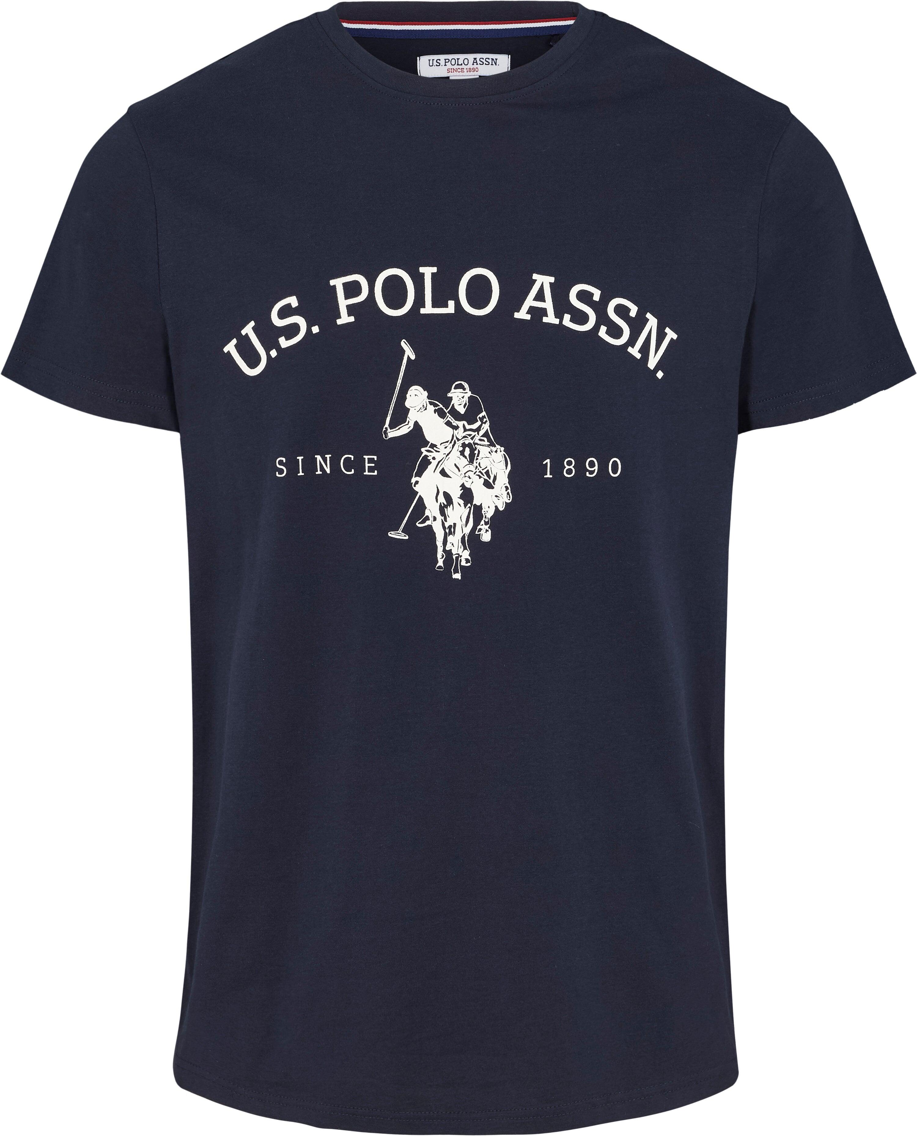 T-shirt U.S. POLO ASSN. Archibald pour hommes en pur coton - Bleu foncé XXL 1/3