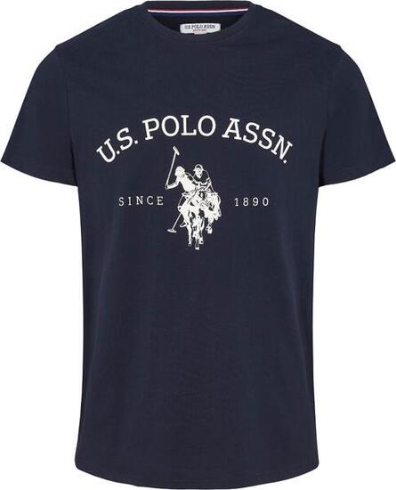 T-shirt U.S. POLO ASSN. Archibald pour hommes en pur coton - Bleu foncé Grand