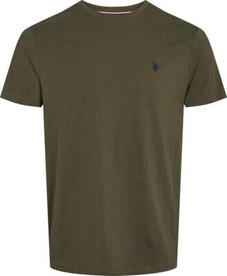 T-shirt u.s. polo assn. arjun voor heren van puur katoen - groen xl