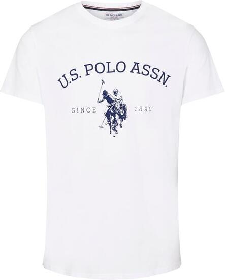 T-Shirt U.S. POLO ASSN. Archibald für Herren aus reiner Baumwolle - Weiß XXL