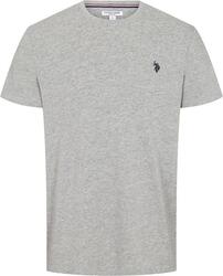 T-shirt U.S. POLO ASSN. Arjun pour hommes en coton pur - Gris Grand