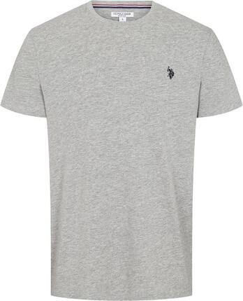 T-shirt U.S. POLO ASSN. Arjun pour hommes en coton pur - Gris Grand