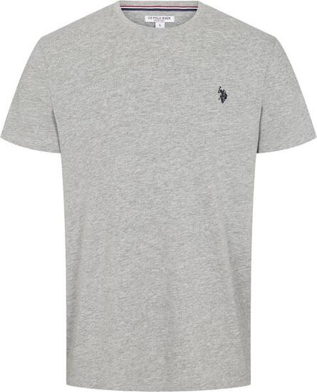 T-shirt U.S. POLO ASSN. Arjun pour hommes en coton pur - Gris Grand