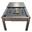Amerikaans Poolbiljart ombouwbaar tot tafel met accessoires 6FT, 206x116cm Grijs
