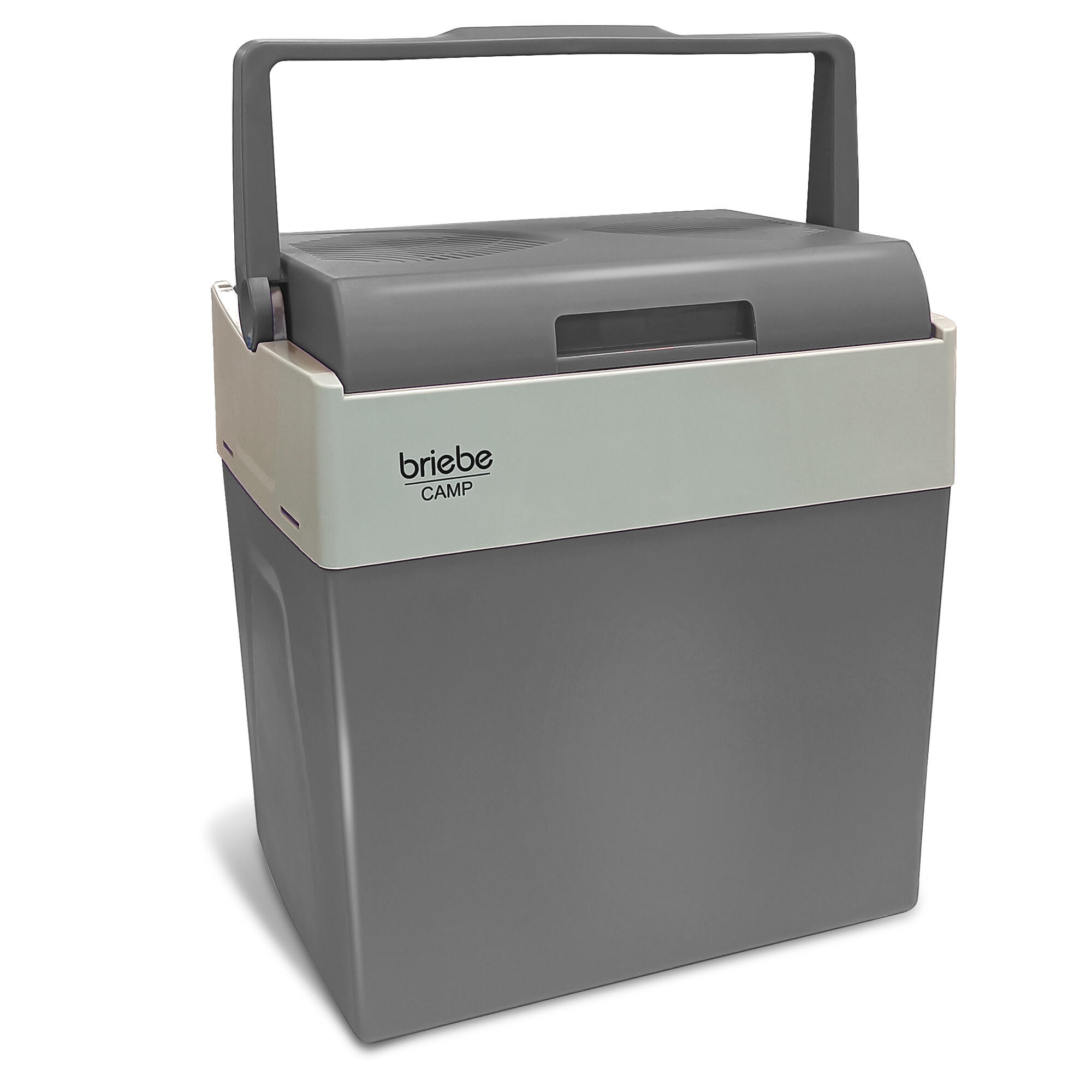 Briebe - Réfrigérateur Portable Électrique 28l, Camping Et Voiture 12v/220v Camper Briebe - Glacière - Blanc|gris - No Size - Decathlon