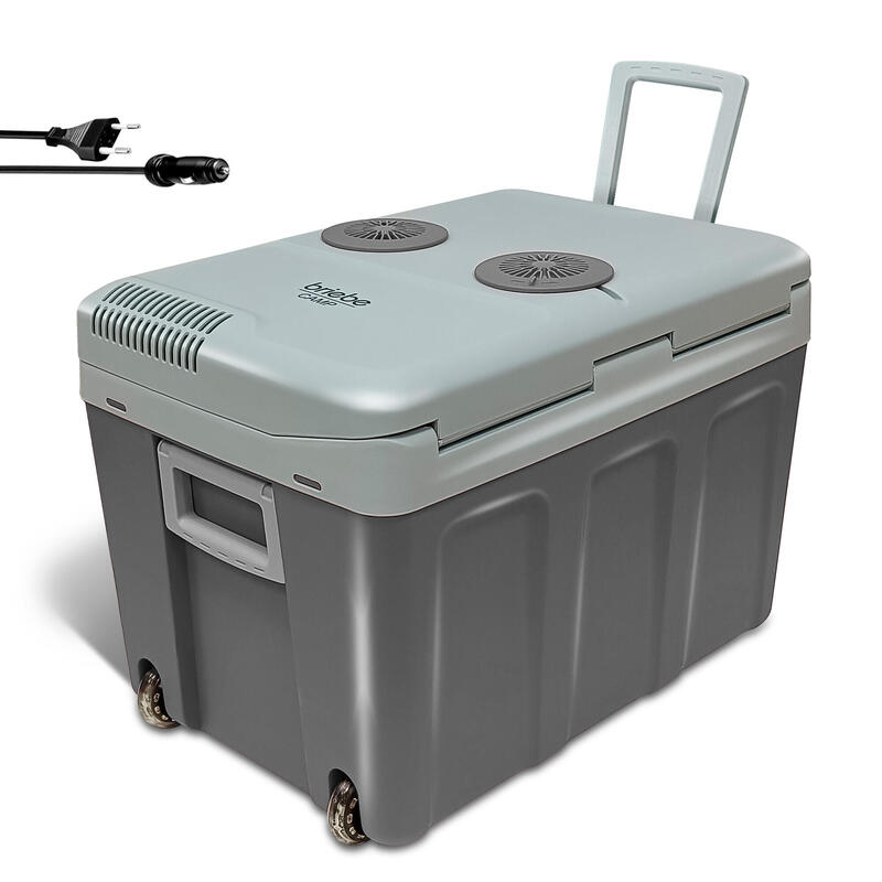 Nevera Portátil Eléctrica 40L Camping Coche Camper 12V/220V Bajo Consumo briebe