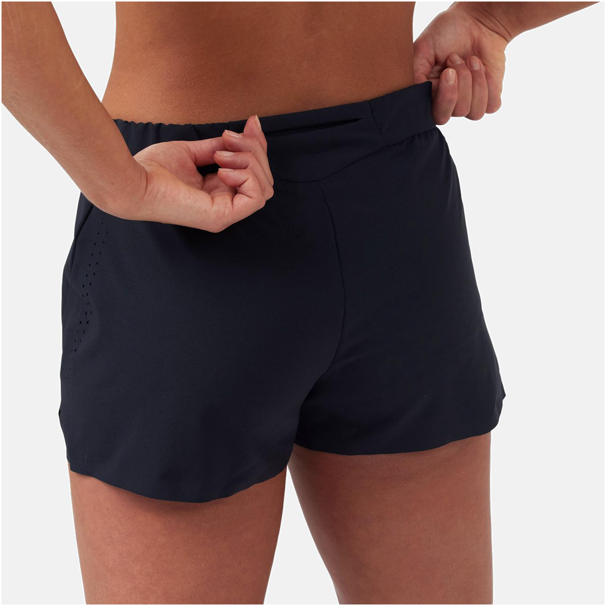 Pantaloncini Odlo Zeroweight da donna neri 6/7