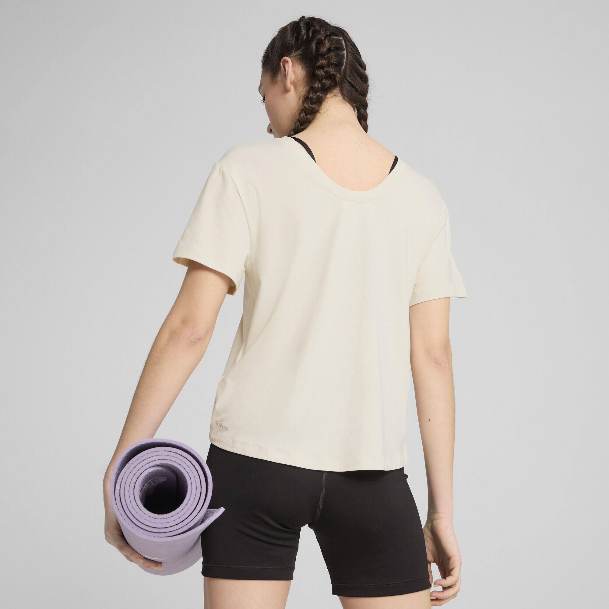 Camiseta Caminhada Mulher Cloudspun PUMA Alpine Snow White 5/7