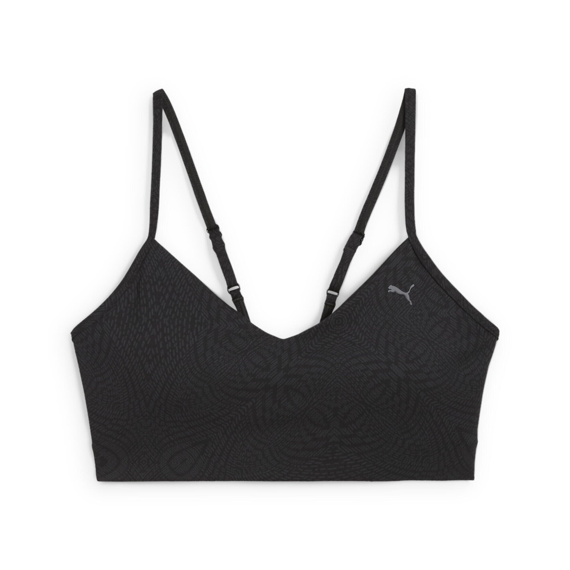 Bustier Fitness Femei Cloudspun AOP PUMA Black