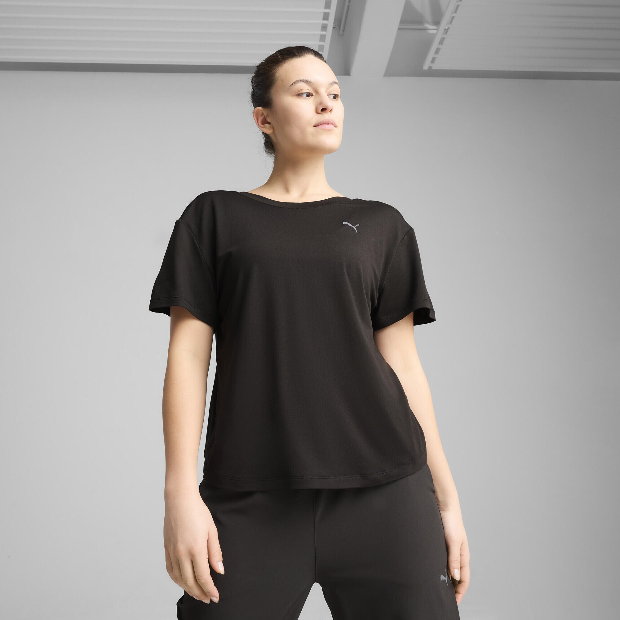 Camiseta Caminhada Mulher Cloudspun PUMA Black 2/7