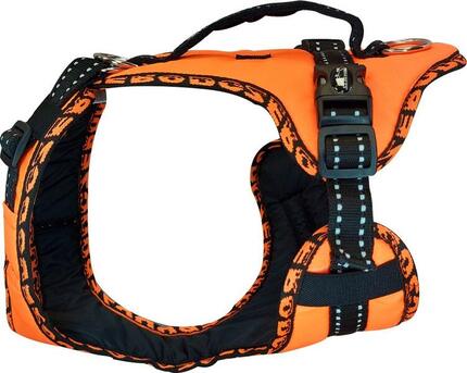 Harnais de course avec chien ZeroDC Easy Peasy, orange, taille S