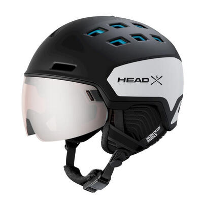 Skihelm head radar wcr
