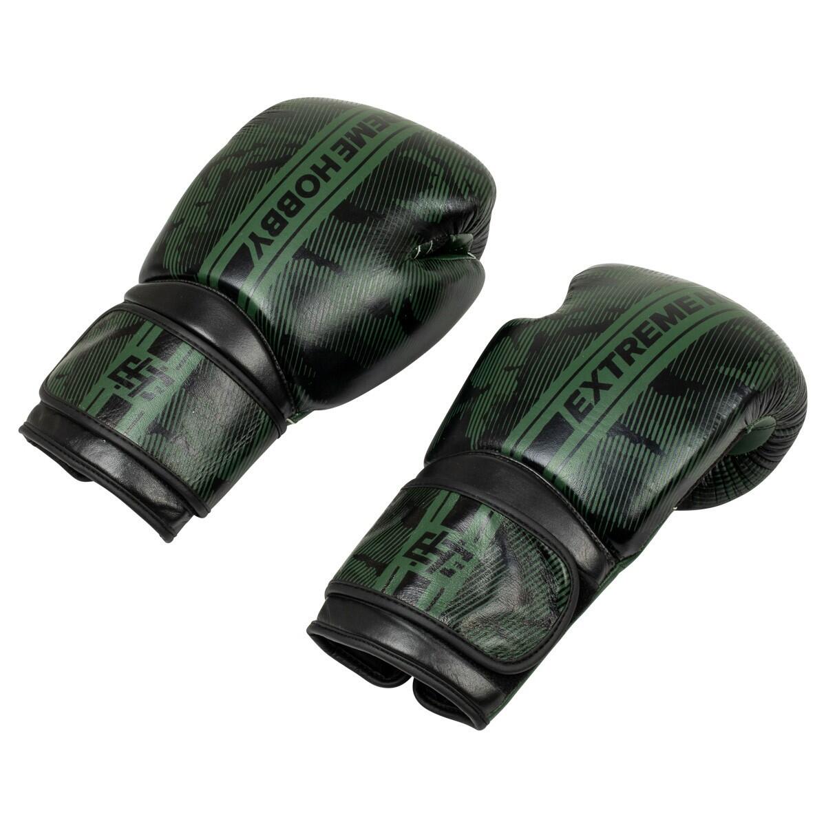 Gants de boxe en cuir véritable pour adulte EXTREME HOBBY HAVOC STRIPE 3/7