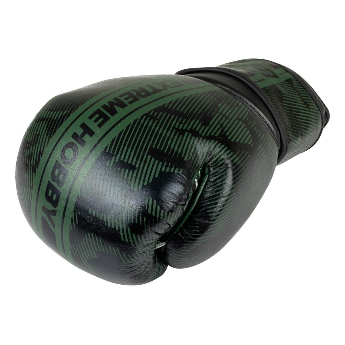 Gants de boxe en cuir véritable pour adulte EXTREME HOBBY HAVOC STRIPE 5/7